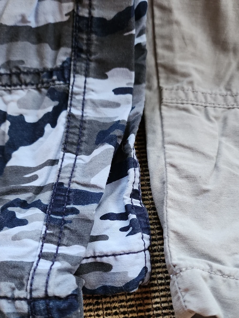 18-24 Months Gymboree Boys' Blue Camo Joggers & Light Gray Pants - 2-Pack